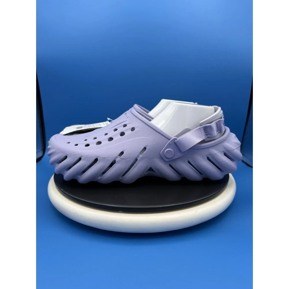 Crocs Echo Clog Mens Size 12 Mystic Purple Slip On Casual Sandals 207937-5BN NEW